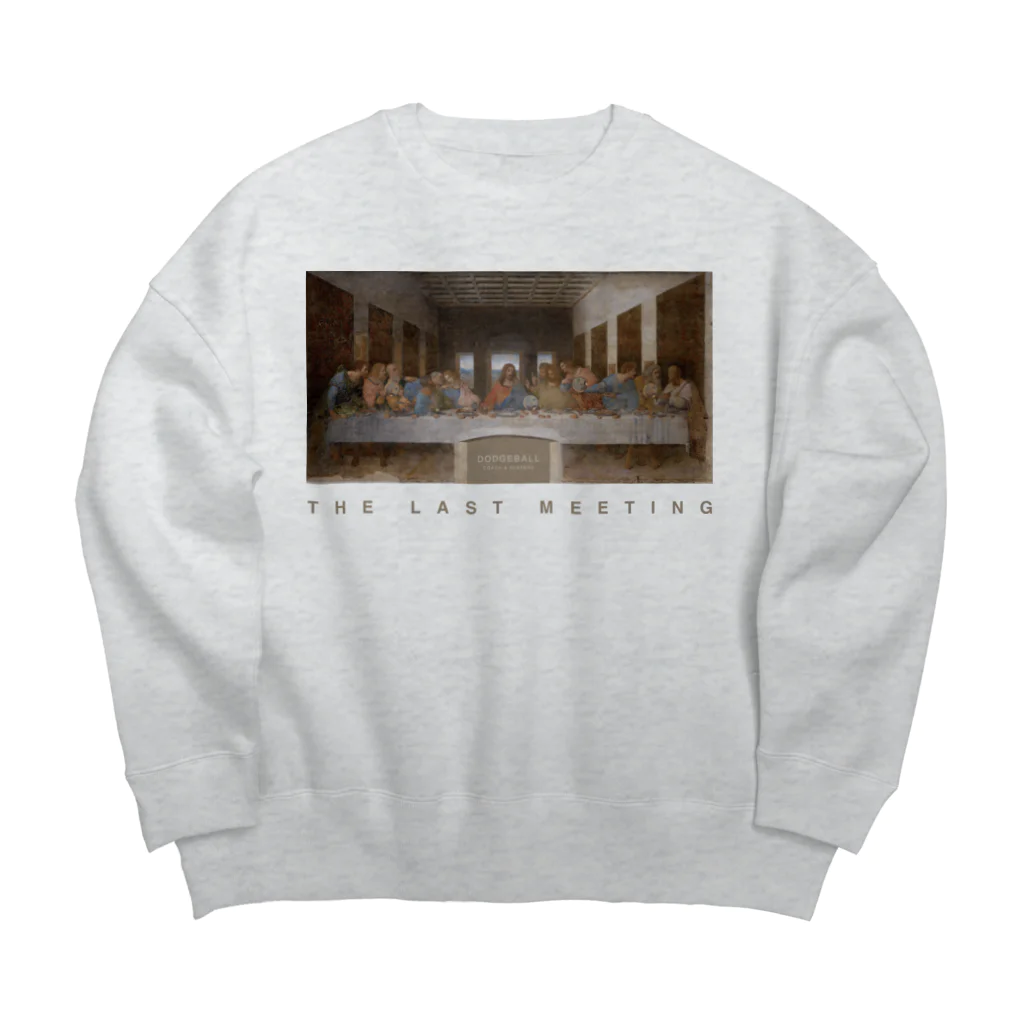 WLDのドッジボール 最後の会議 Big Crew Neck Sweatshirt