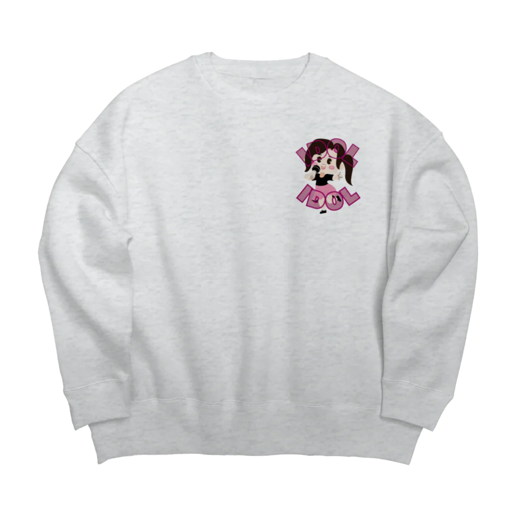 garireoのIDOL歌手 Big Crew Neck Sweatshirt