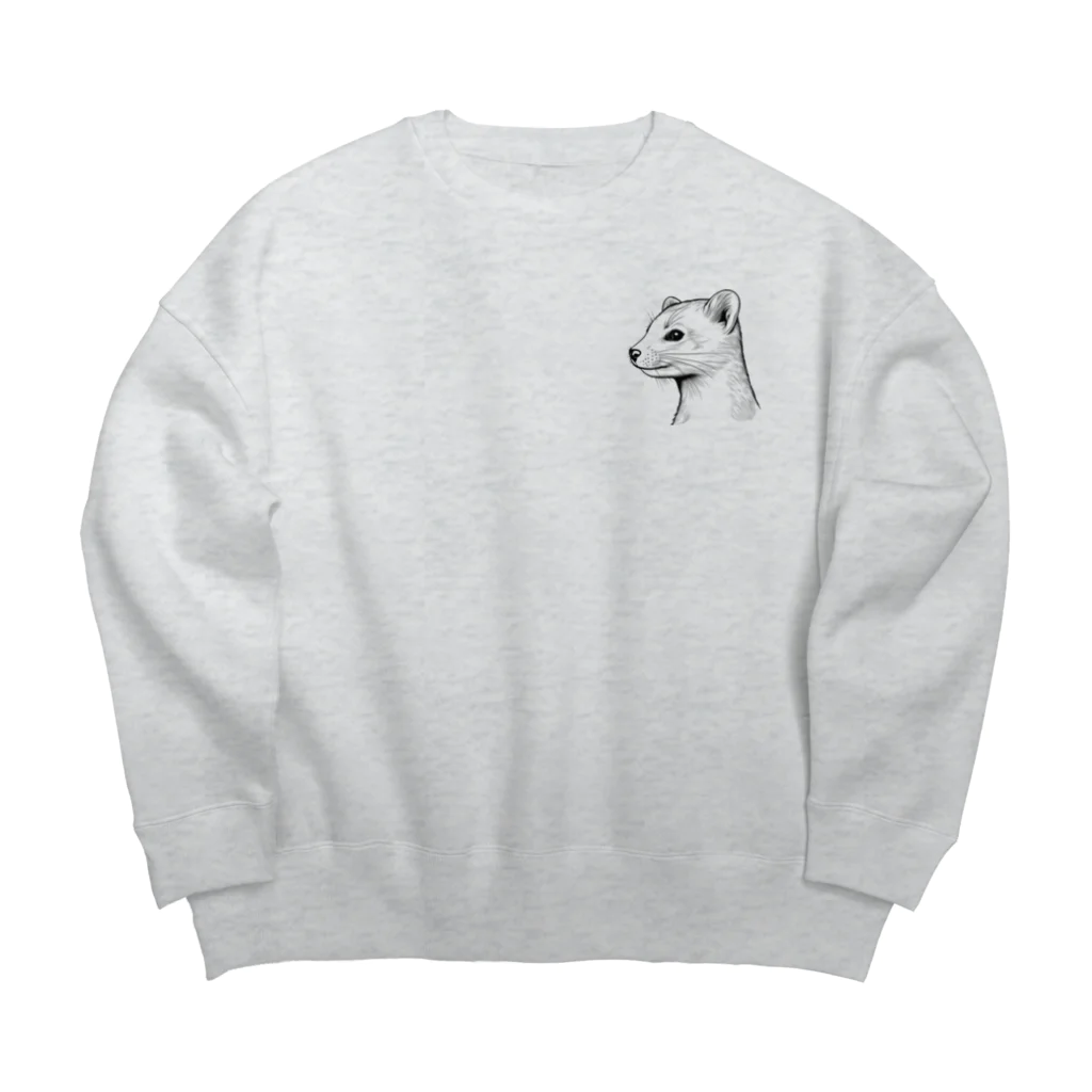 STTakuyaのとびはねるおこじょ Big Crew Neck Sweatshirt