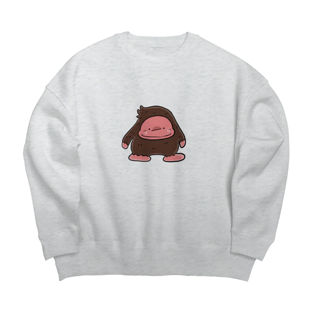 もふもふ堂のビッグフット Big Crew Neck Sweatshirt