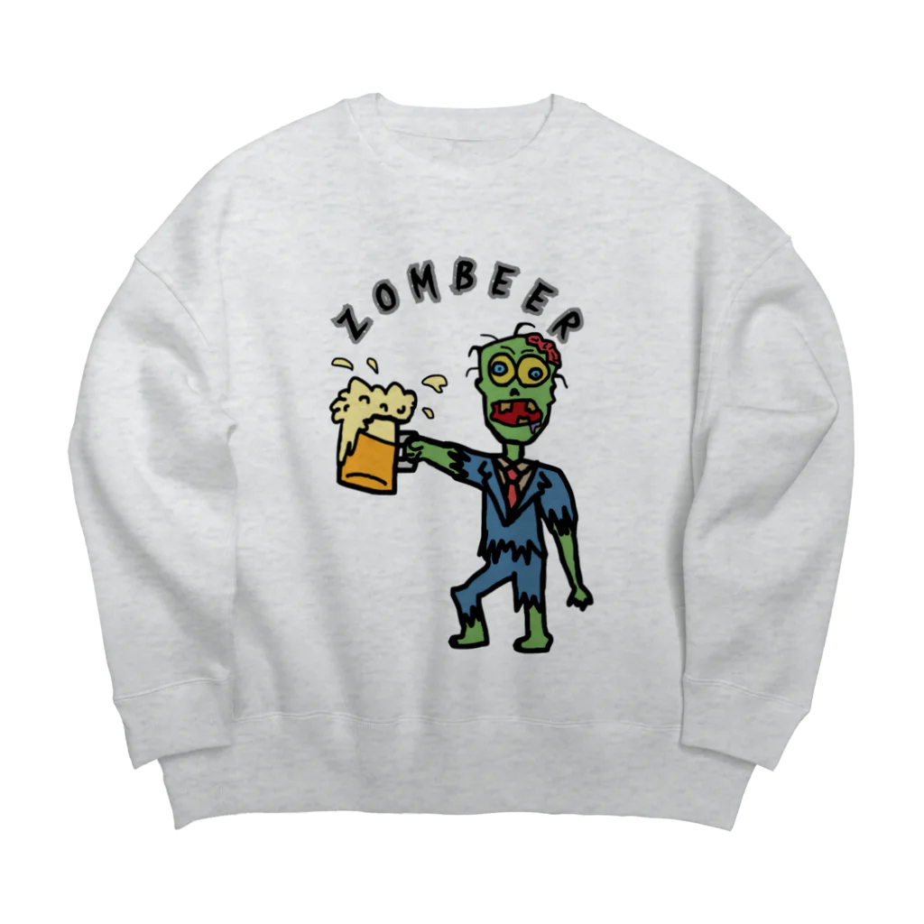 ムエックネのゾンビール Big Crew Neck Sweatshirt