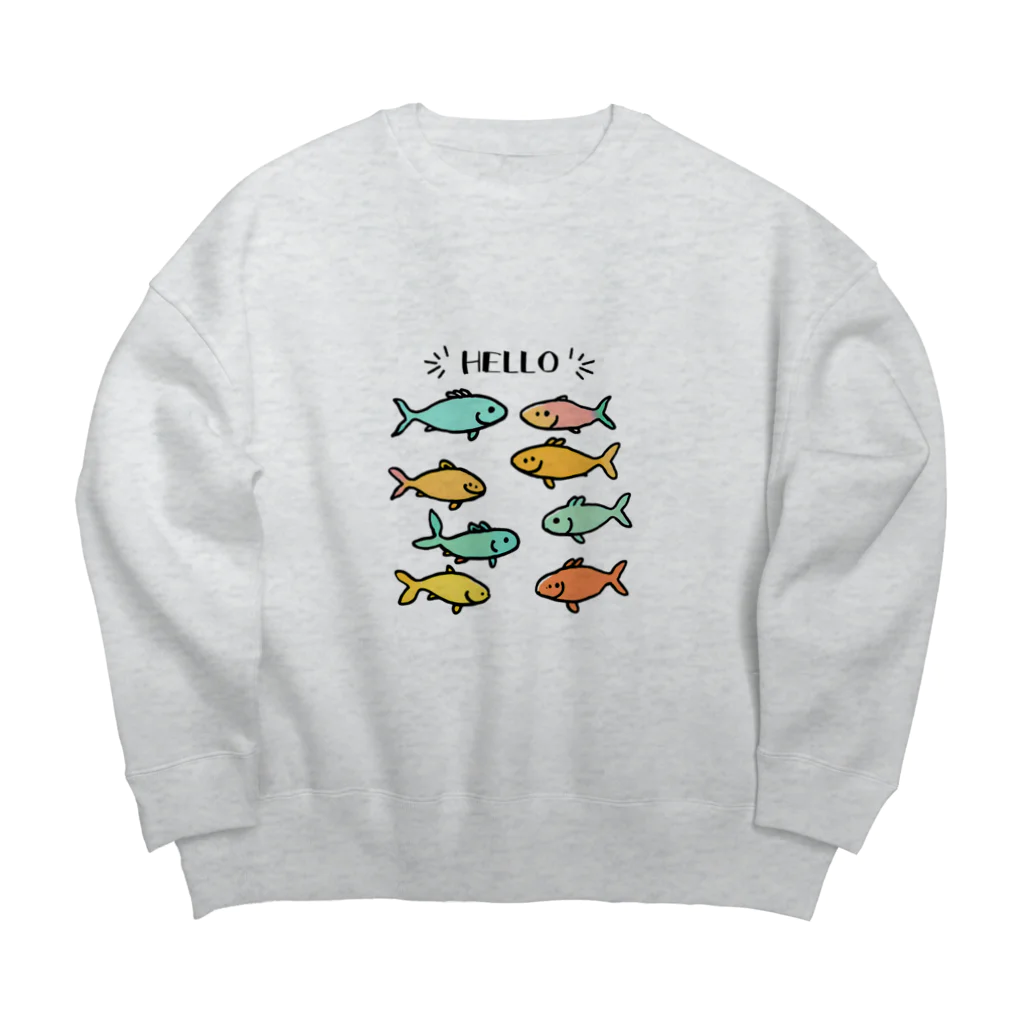 cocolifeのハローさかなクン Big Crew Neck Sweatshirt