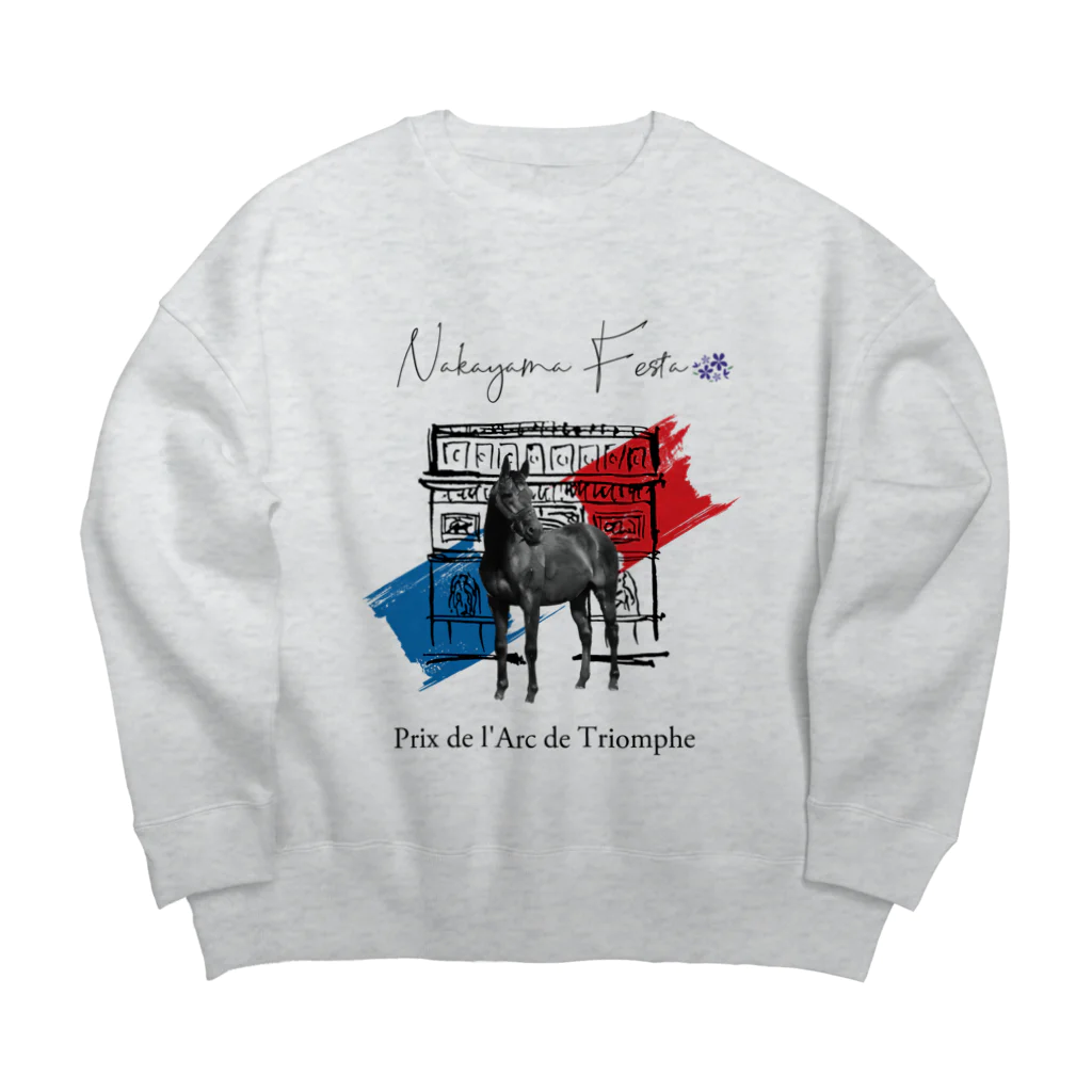 Loveuma. official shopのNakayama Festa 〜Prix de I'Arc de Triomphe〜 by AERU Big Crew Neck Sweatshirt