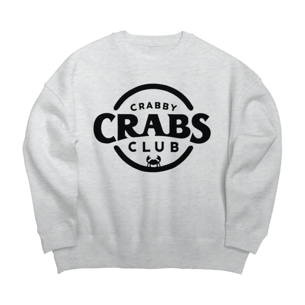 MatrixSphereのCRABBY CRABS CLUB シンプルロゴ Big Crew Neck Sweatshirt