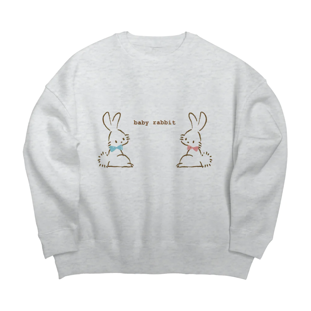 aaのbaby rabbit Big Crew Neck Sweatshirt