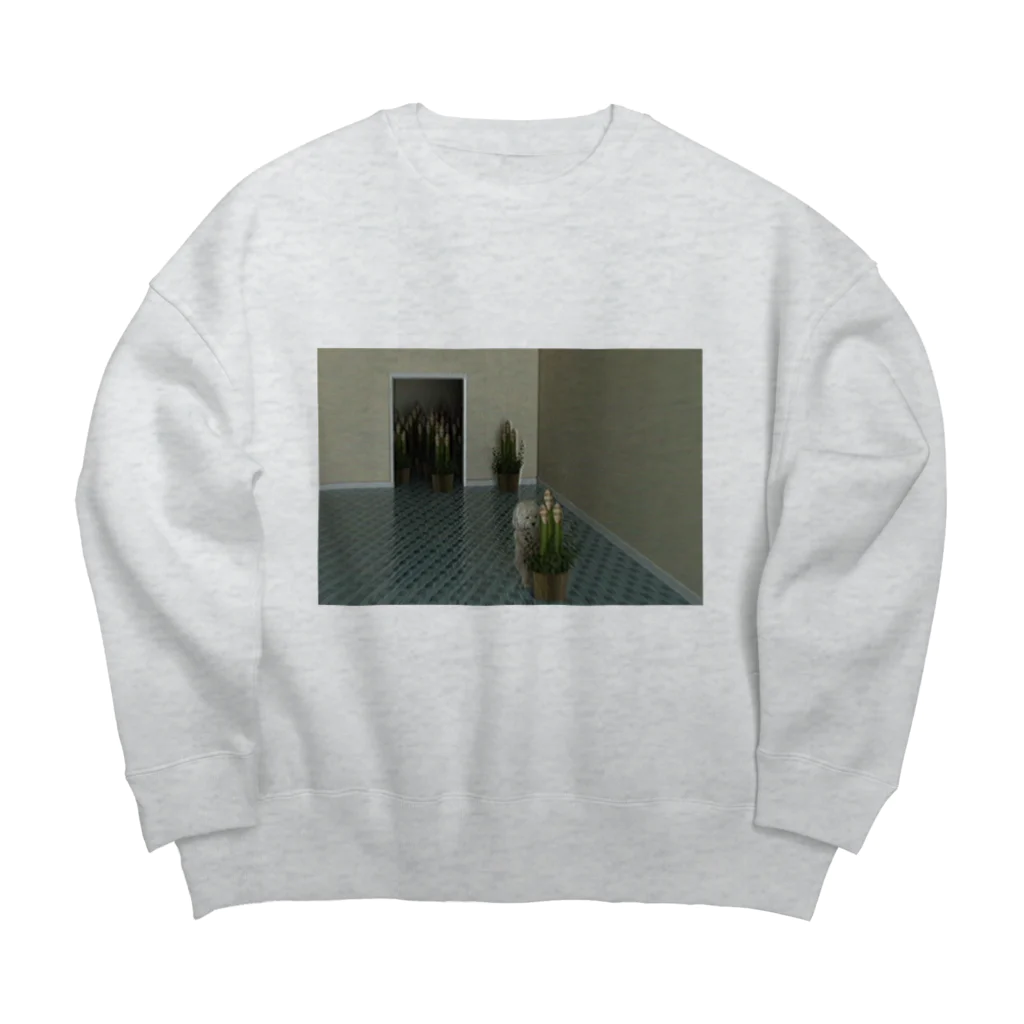  ْ犬 記録の門松アルバイト Big Crew Neck Sweatshirt