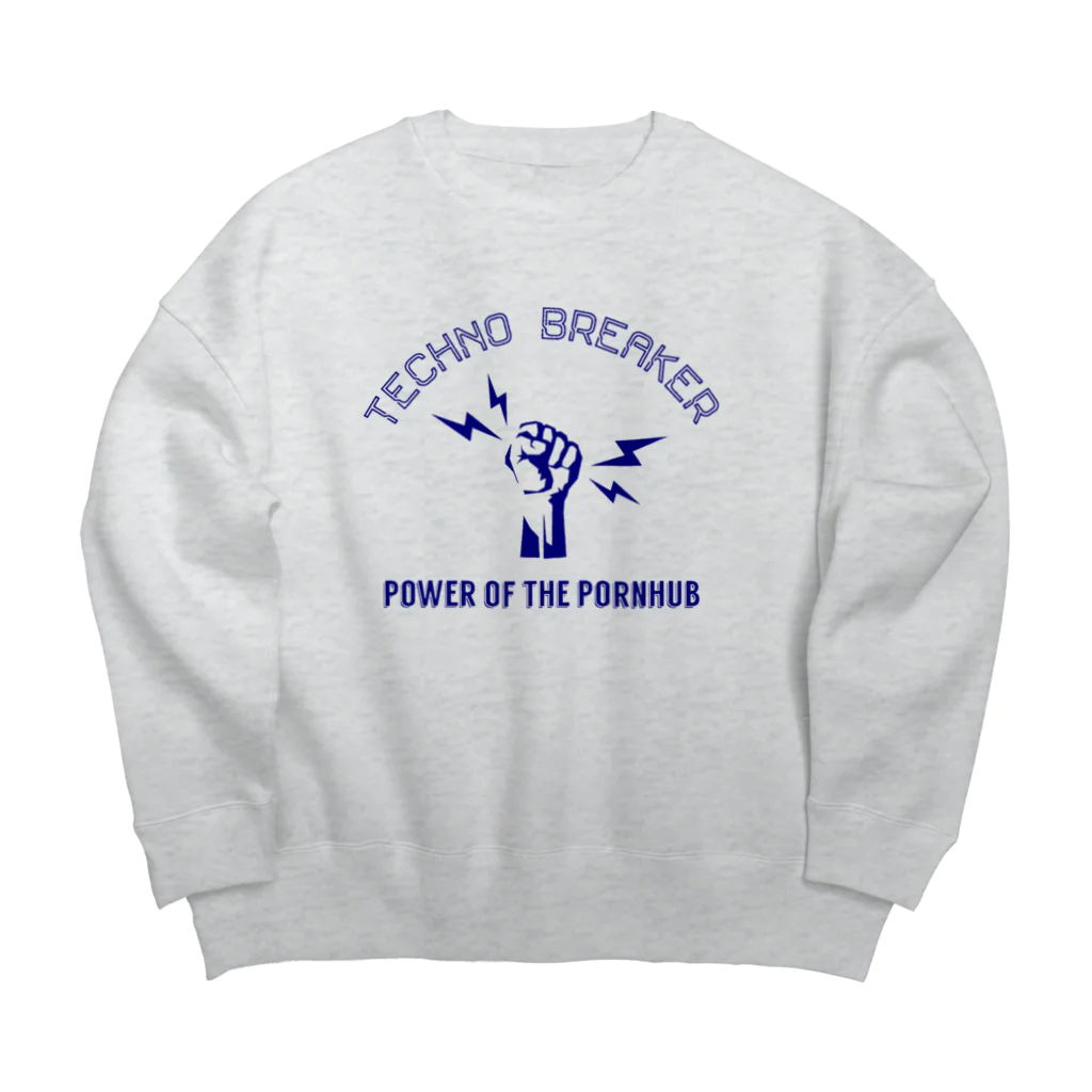 ハラシバキ商店のテクノブレイカー Big Crew Neck Sweatshirt