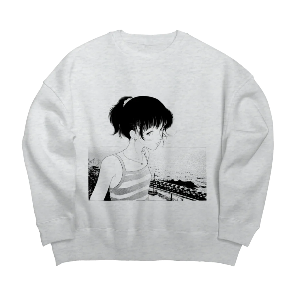 ¥anagawa Recordsの山本直樹×笹口騒音 わたしのうたはどこいった Big Crew Neck Sweatshirt