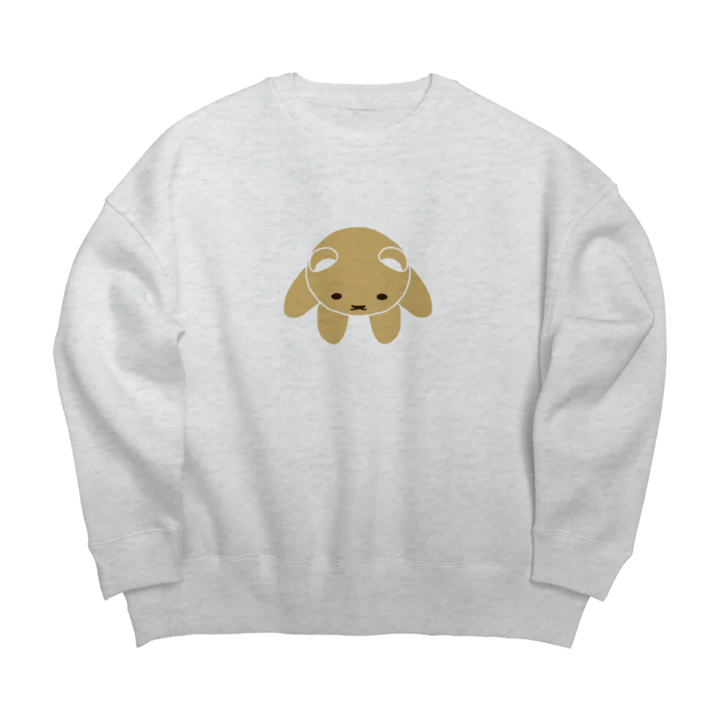 十分に広い店の俯瞰くまちゃん Big Crew Neck Sweatshirt