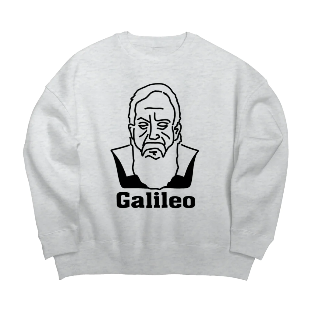 Aliviostaのガリレオ Galileo Galilei イラスト 歴史 偉人 ビッグシルエットスウェット