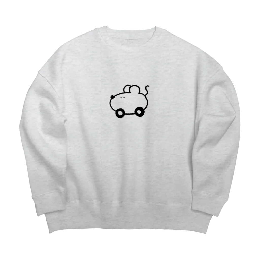 あゆかんのネズミcar Big Crew Neck Sweatshirt