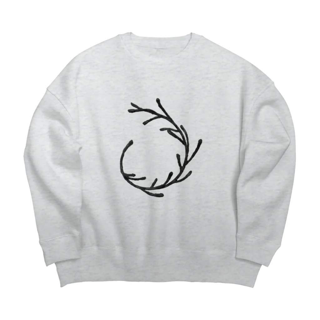 たつききえのめぐむ Big Crew Neck Sweatshirt