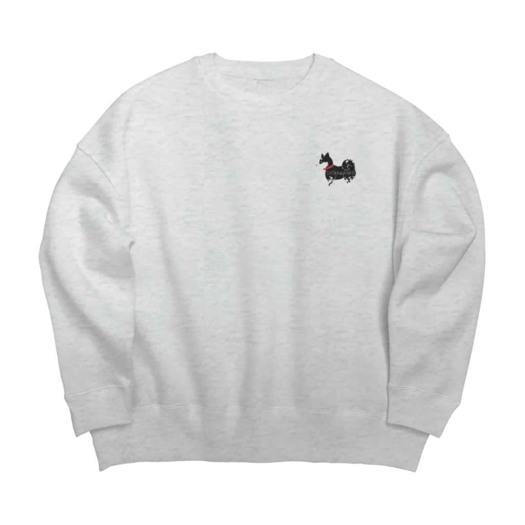 naro.'s roomのSHIBAWANKO Big Crew Neck Sweatshirt