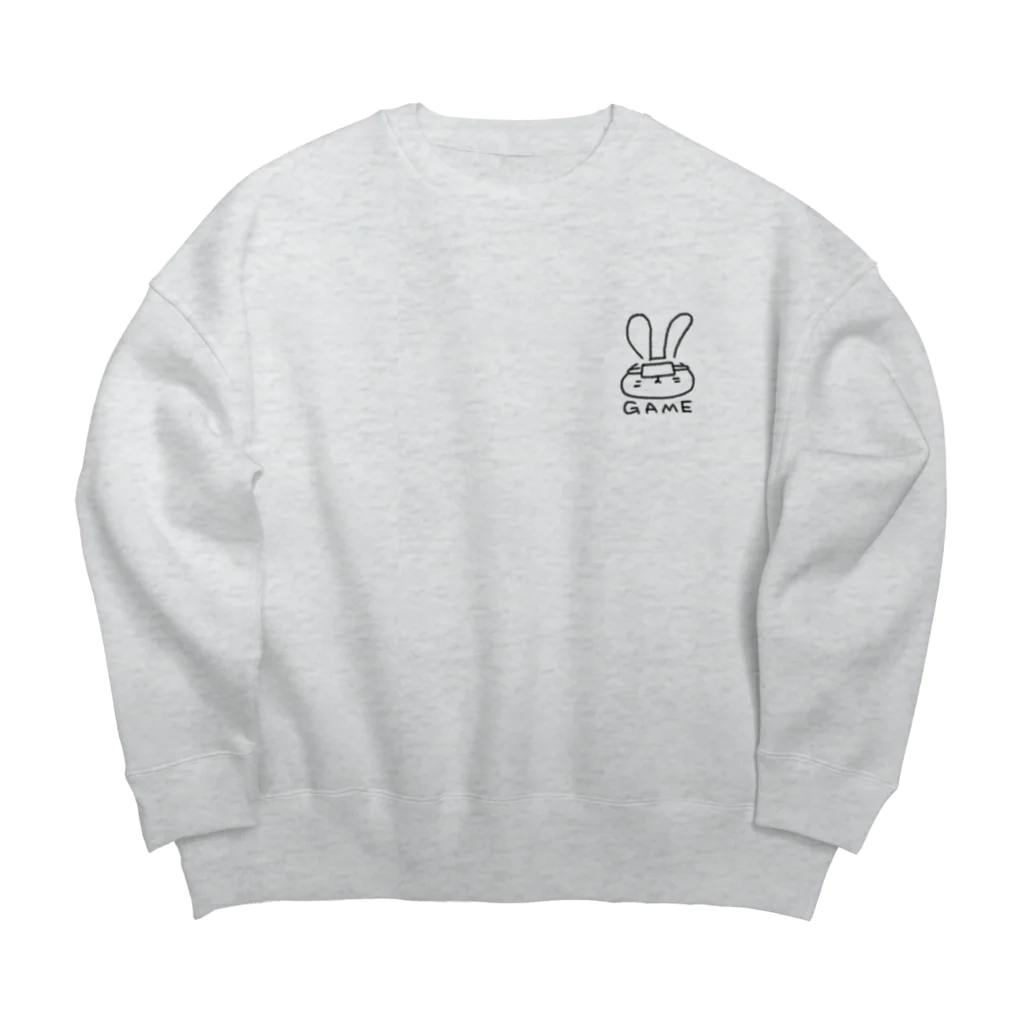 たてはくりえいとのなつみゲームにハマる。 Big Crew Neck Sweatshirt