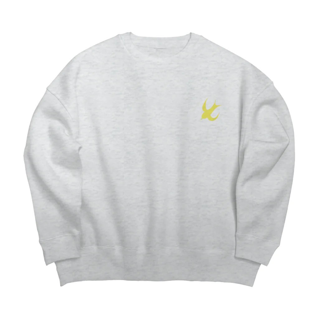 Charmyの黄色いツバメ Big Crew Neck Sweatshirt