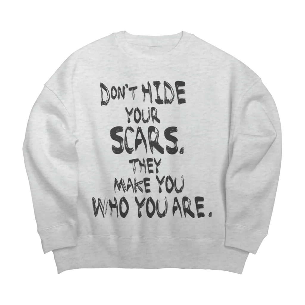 SCARSのDon't hide your scars! Big Crew Neck Sweatshirt