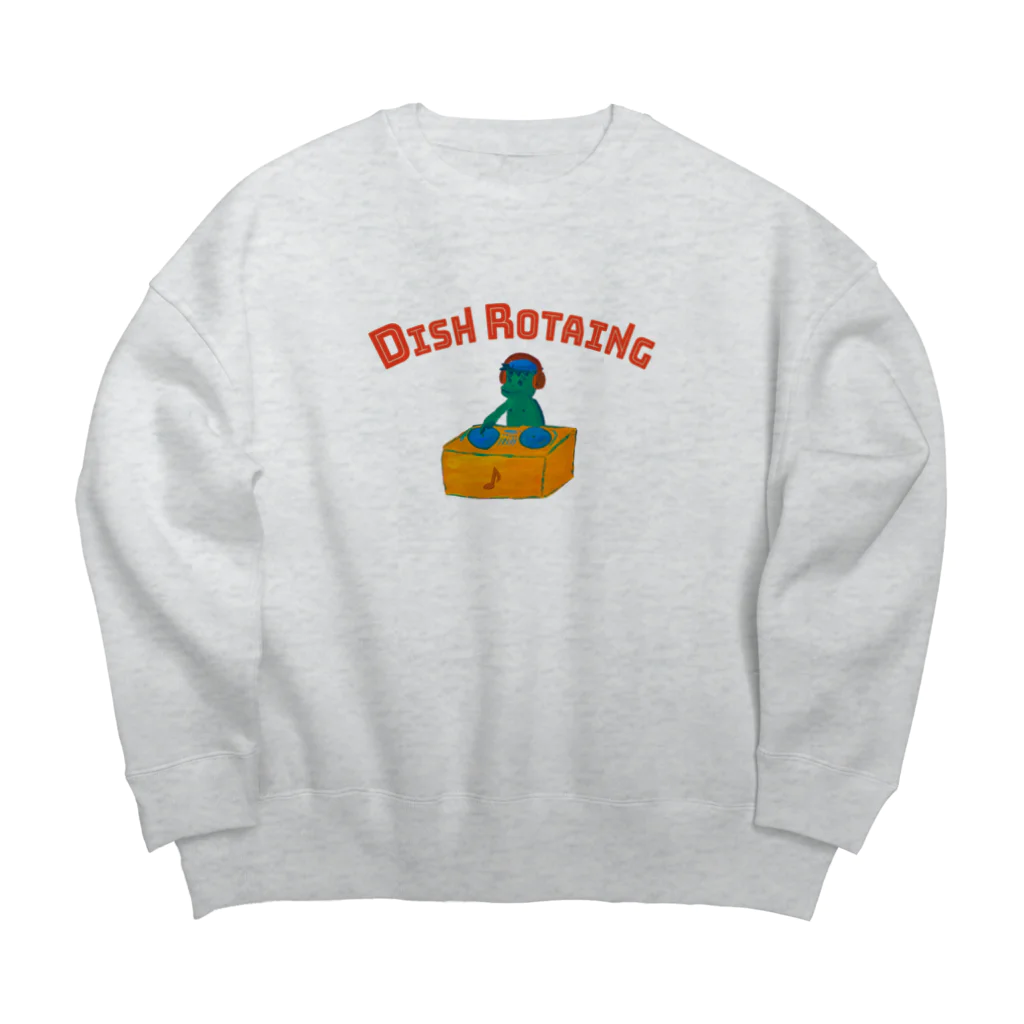 お化け屋アメリカ店のDJカッパ皿回師 Big Crew Neck Sweatshirt