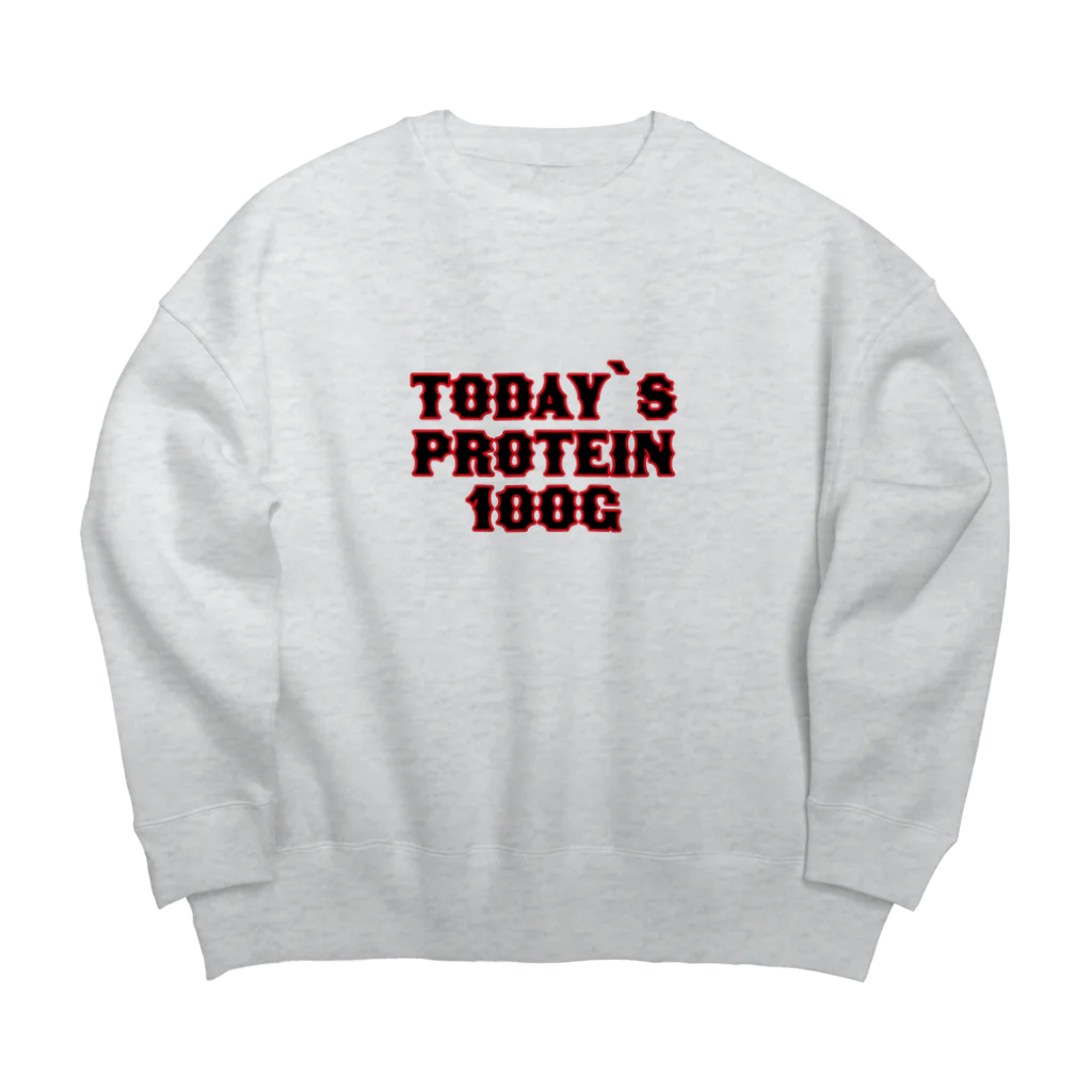 WorkoutのToday's Protein 100g Big Crew Neck Sweatshirt