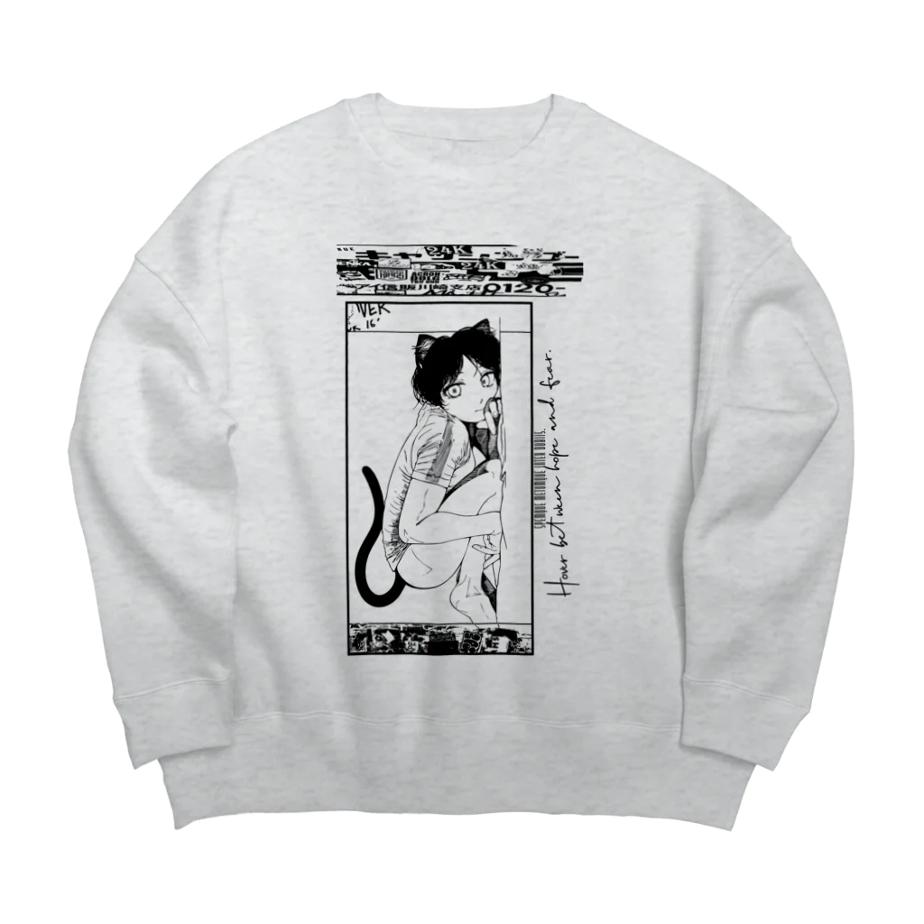 dong_hangのNeko_chang_Bootleg Big Crew Neck Sweatshirt