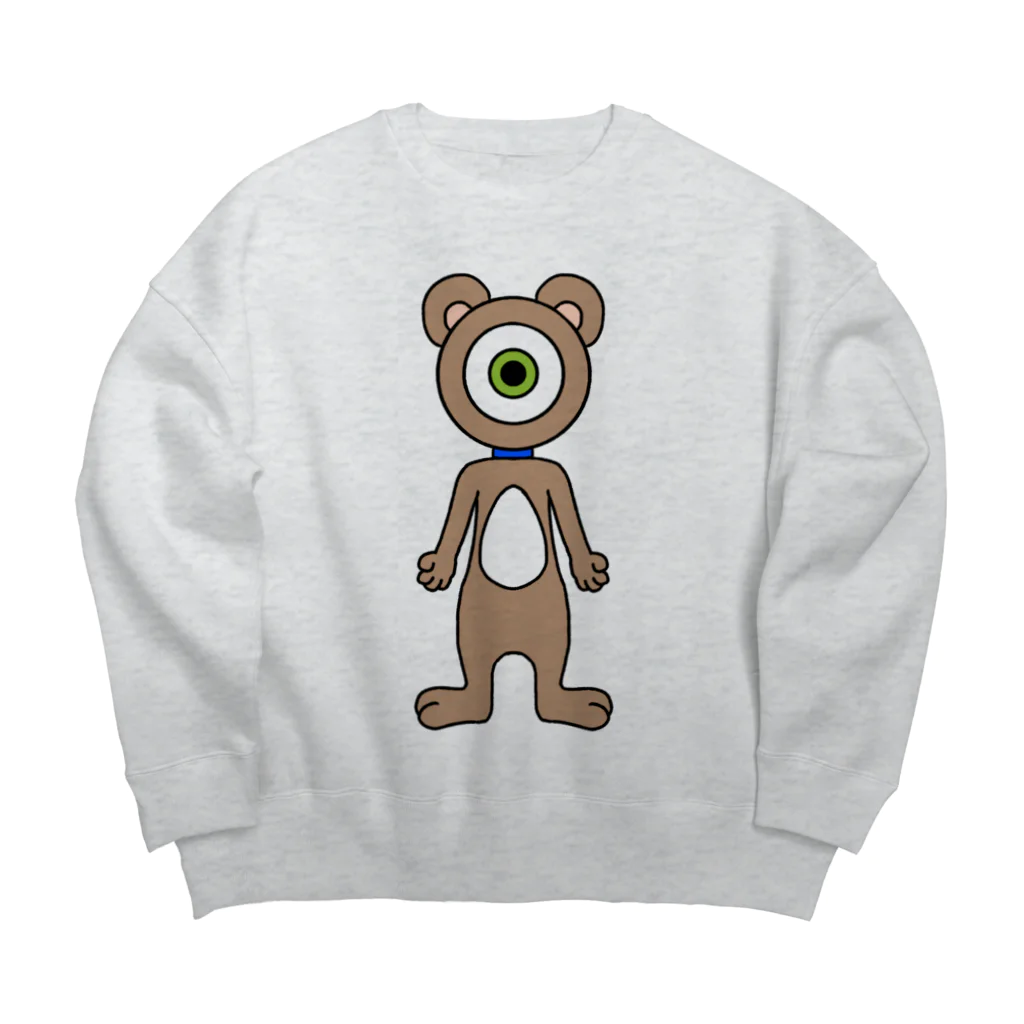 Victory1004のanimal EYE Big Crew Neck Sweatshirt