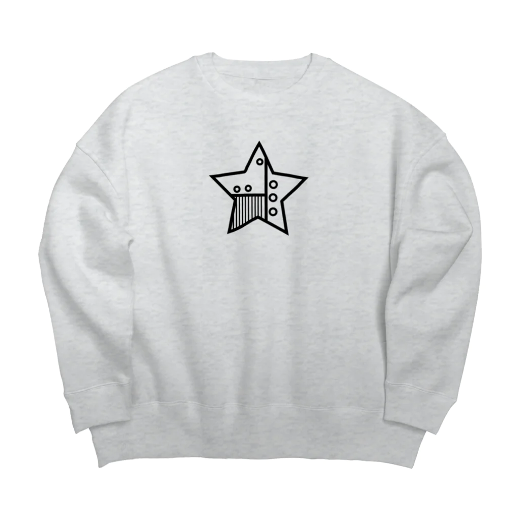 cosmicatiromの星　機械 Big Crew Neck Sweatshirt