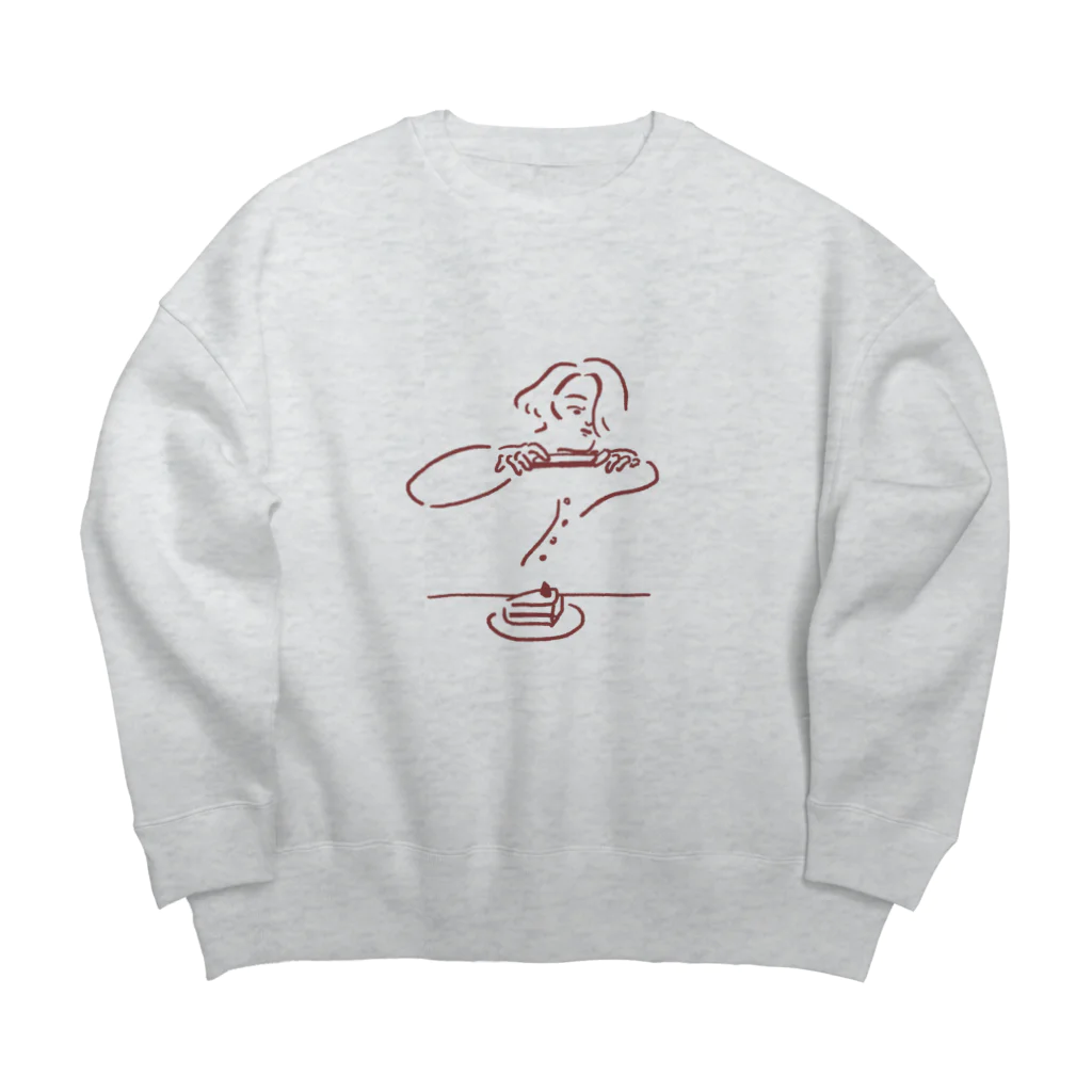 yoonのインスタちゃん Big Crew Neck Sweatshirt