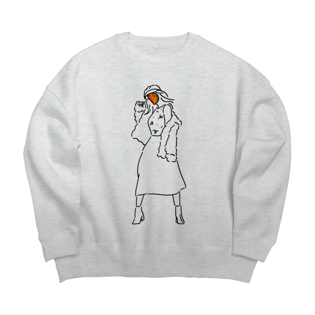 soysioのsoysio029 Big Crew Neck Sweatshirt