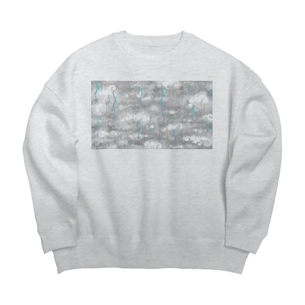 ✴︎☁️maru☁️✴︎の大丈夫 Big Crew Neck Sweatshirt