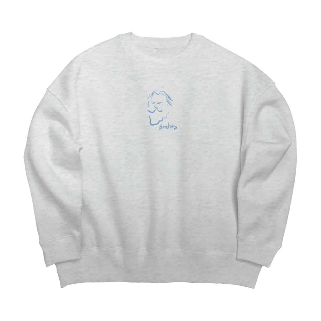 OSHIYOMANのブラームス　Brahms Big Crew Neck Sweatshirt