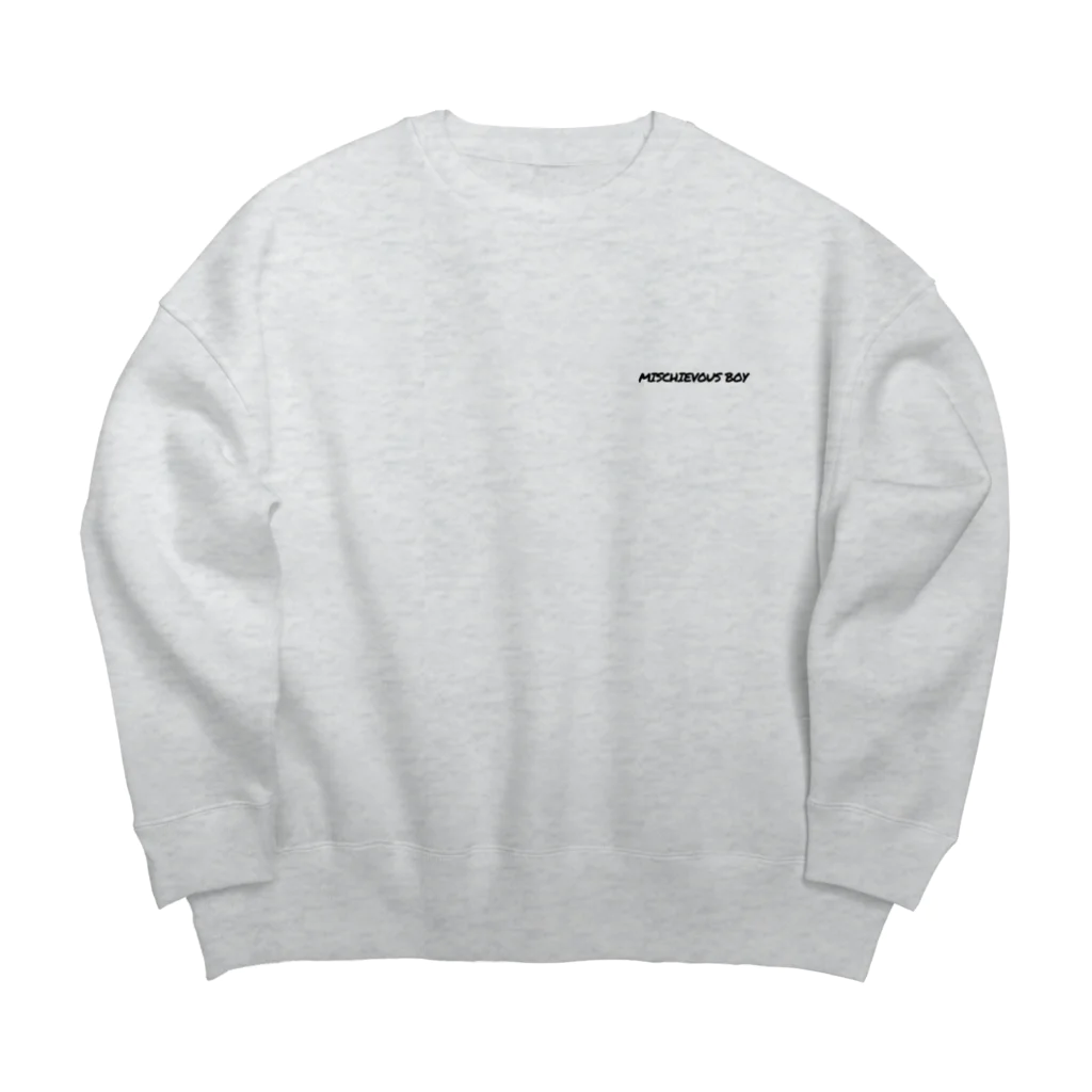 Mischievous Boy_いたずらっ子のMischievous Boy Big Crew Neck Sweatshirt