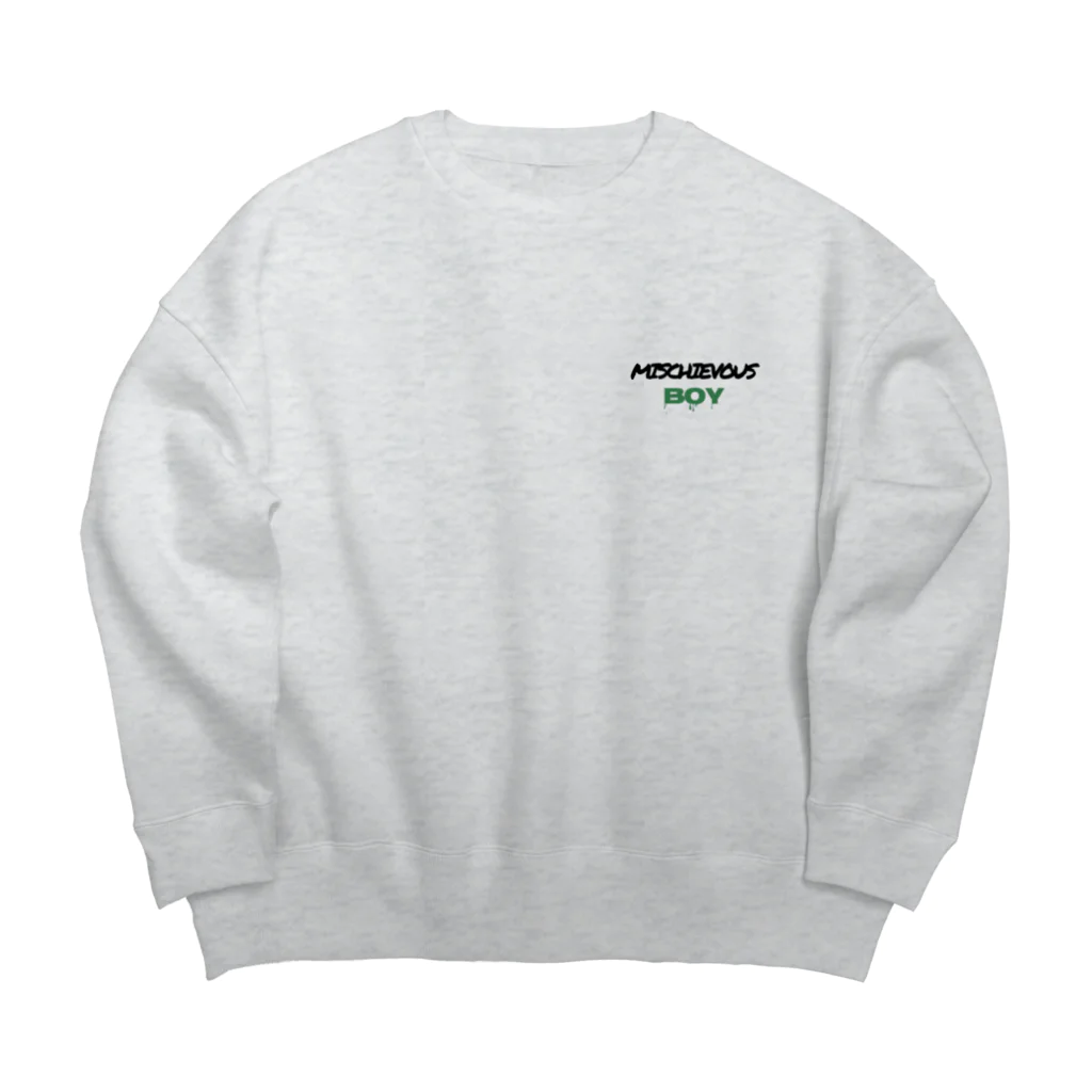 Mischievous Boy_いたずらっ子のMischievous Boy Big Crew Neck Sweatshirt