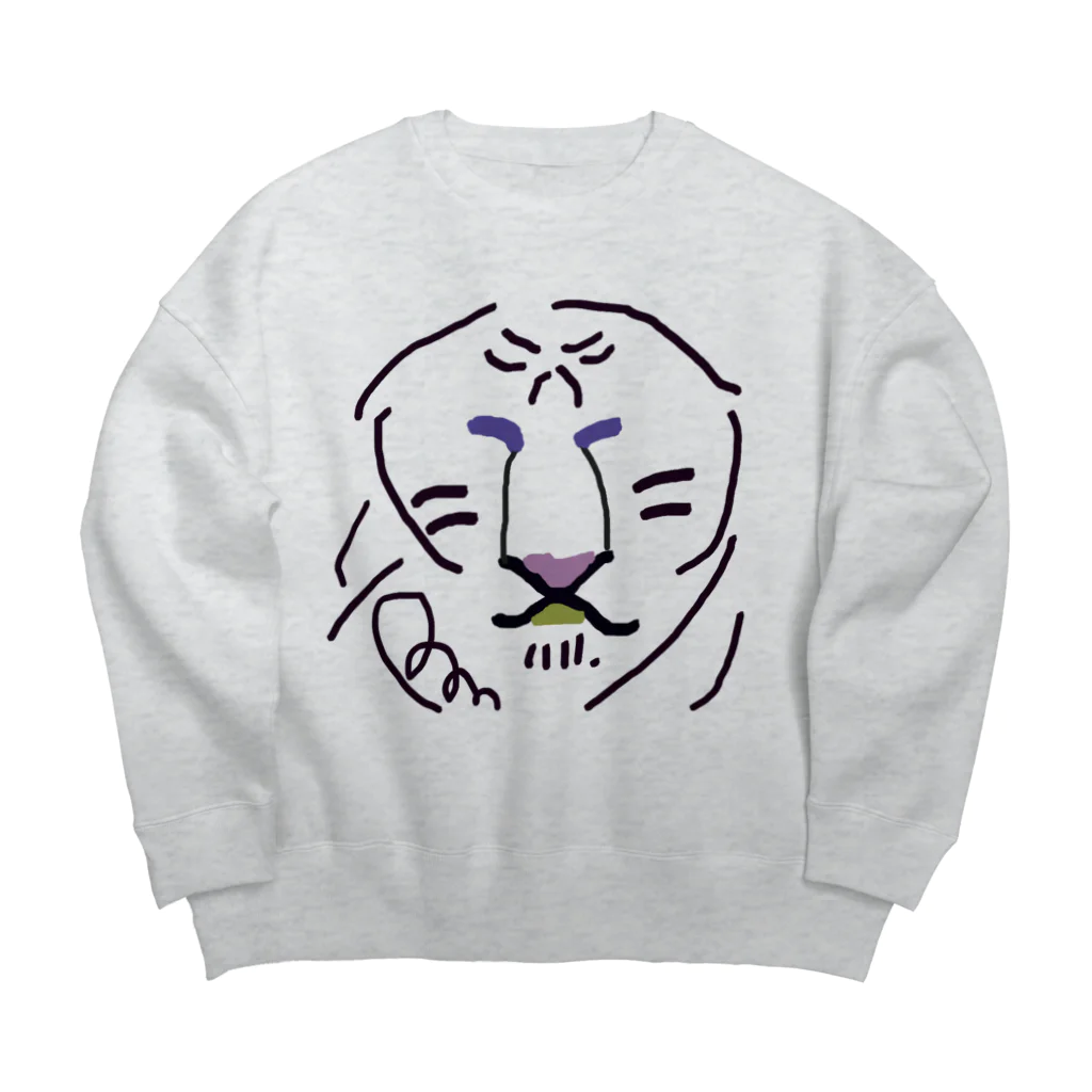 コドモノ楽ガキのこどものらくがきくん Big Crew Neck Sweatshirt