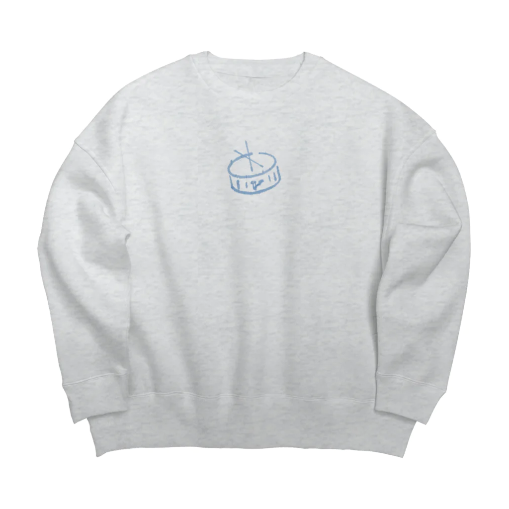 OSHIYOMANの小太鼓 スネアドラム Kleine Trommel / Snare Drum Big Crew Neck Sweatshirt