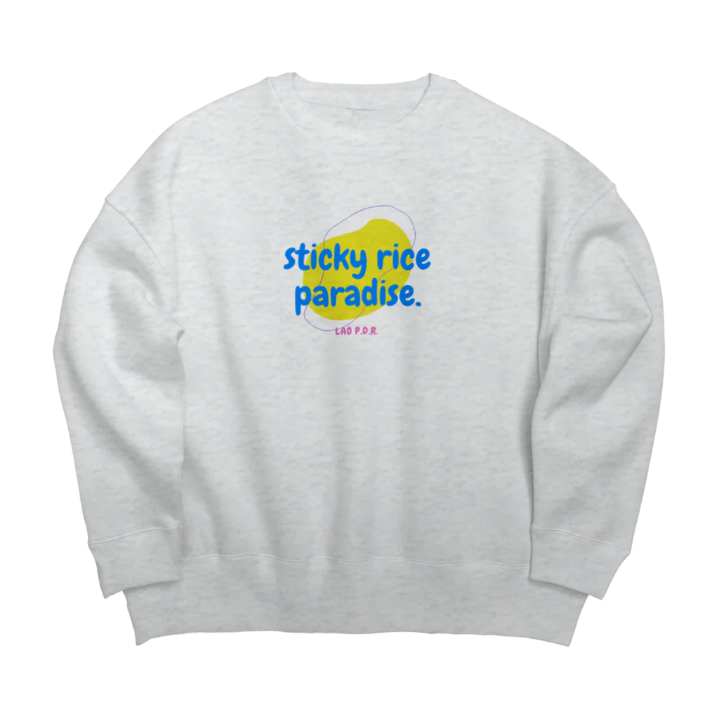 Dokmaiのもち米パラダイス Big Crew Neck Sweatshirt