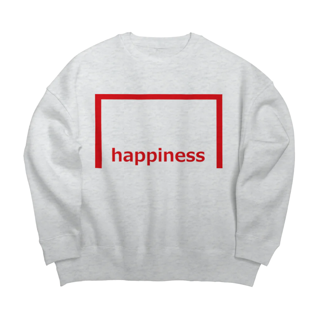 アメリカンベース のハピネス Big Crew Neck Sweatshirt