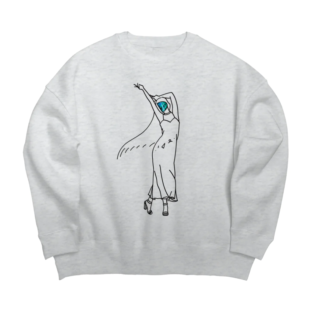 soysioのsoysio054 Big Crew Neck Sweatshirt