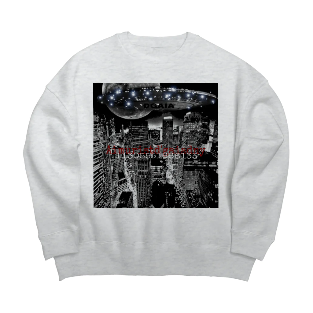 Aimurist の崩壊から再生へ Big Crew Neck Sweatshirt