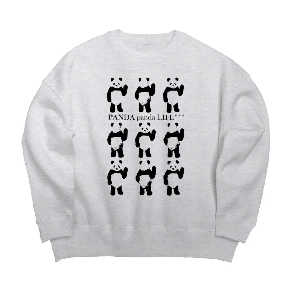 PANDA panda LIFE***の9パンダ Big Crew Neck Sweatshirt