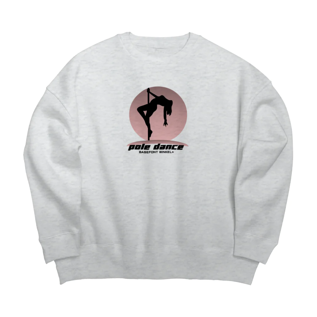 MOTCOM Winkel+のpole dance BF winkel+ Big Crew Neck Sweatshirt