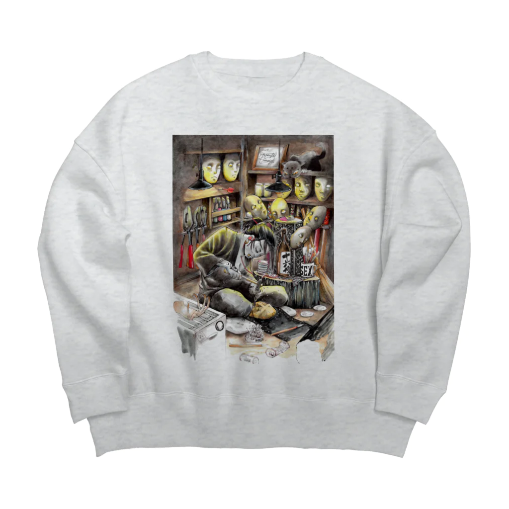 月が輝くこんな夜にの継ぐ者 Big Crew Neck Sweatshirt