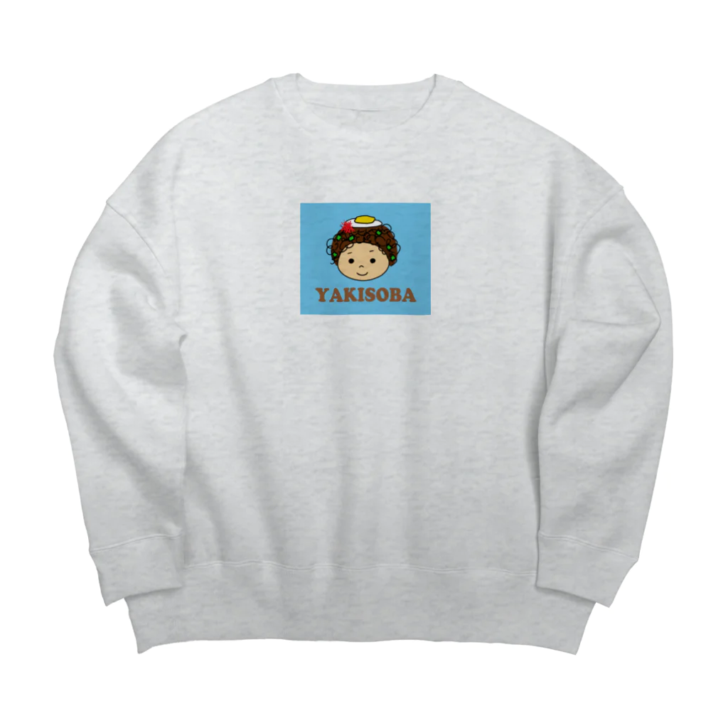 tamaccoの焼きそばちゃん Big Crew Neck Sweatshirt