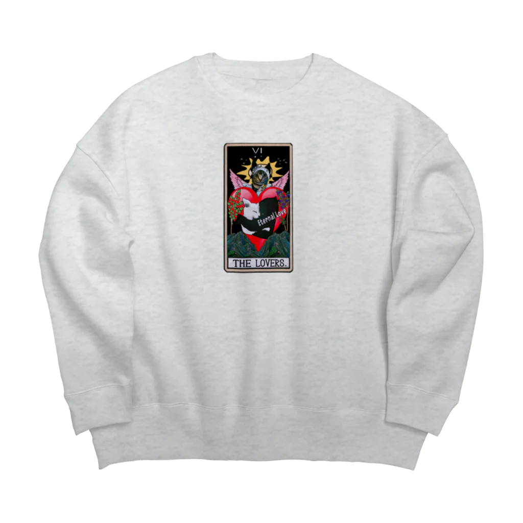 みにゃ次郎のタロットシリーズLOVERS Big Crew Neck Sweatshirt