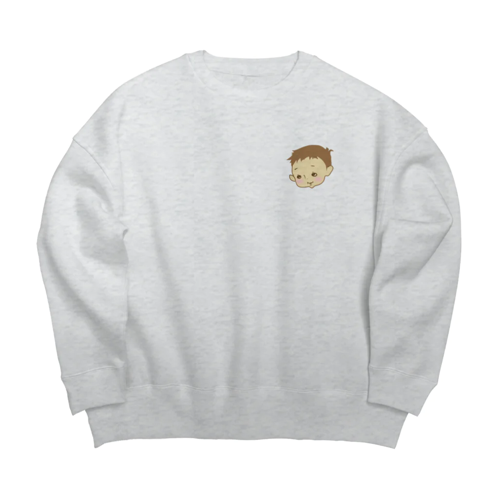 めいぷる工房のめいぷるぼうや Big Crew Neck Sweatshirt