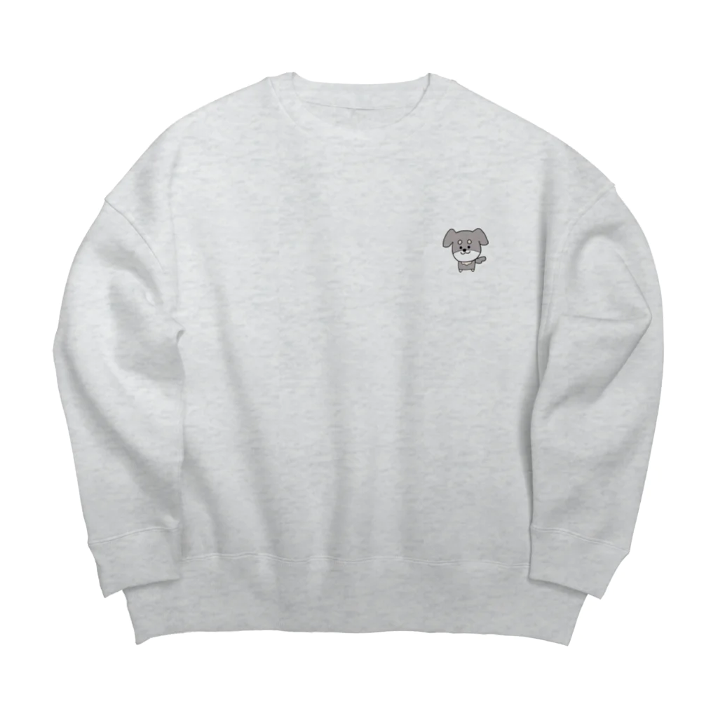 wafuniのゆるいぬ Big Crew Neck Sweatshirt