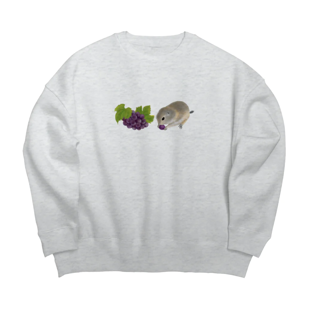 やまさきゆみこのリチャードソンジリス・grape Big Crew Neck Sweatshirt