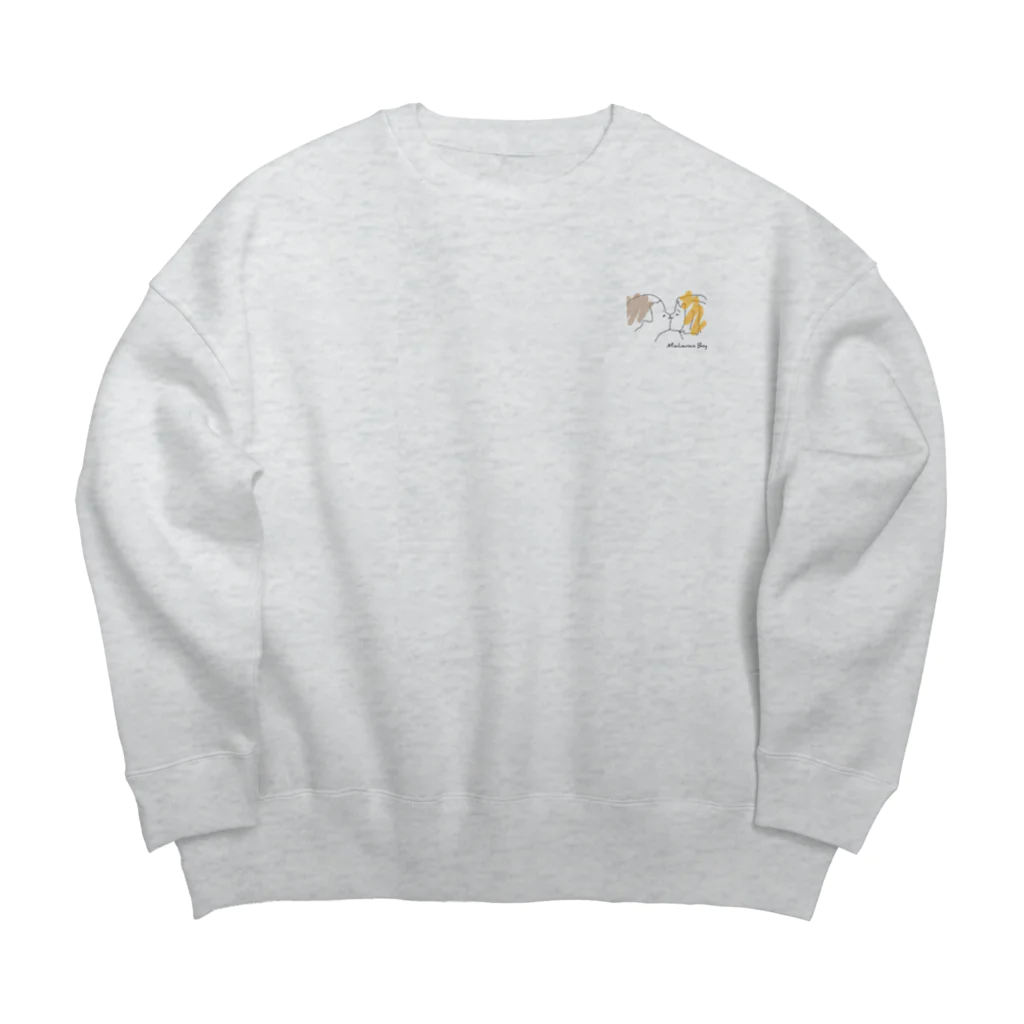 Mischievous Boy_いたずらっ子のMischievous Boy Big Crew Neck Sweatshirt