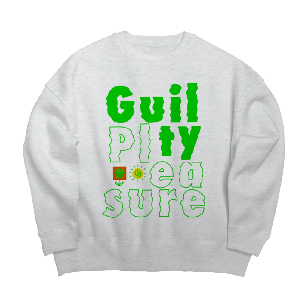 Berry Lovely ShopのGuilty pleasure  Big Crew Neck Sweatshirt