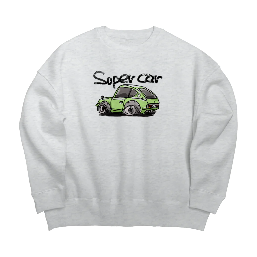 スタジオばんやのジャパニーズカスタム Big Crew Neck Sweatshirt