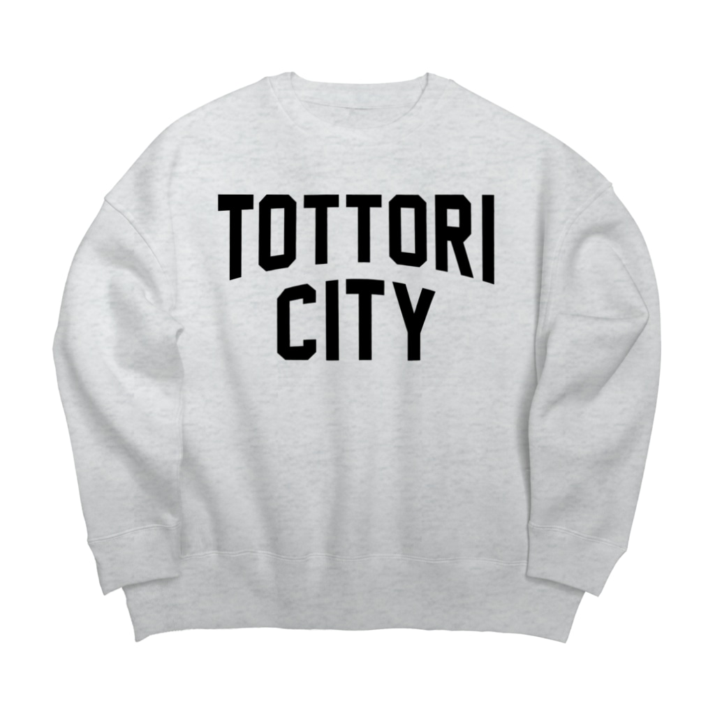 JIMOTO Wear Local Japanの鳥取市 TOTTORI CITY Big Crew Neck Sweatshirt