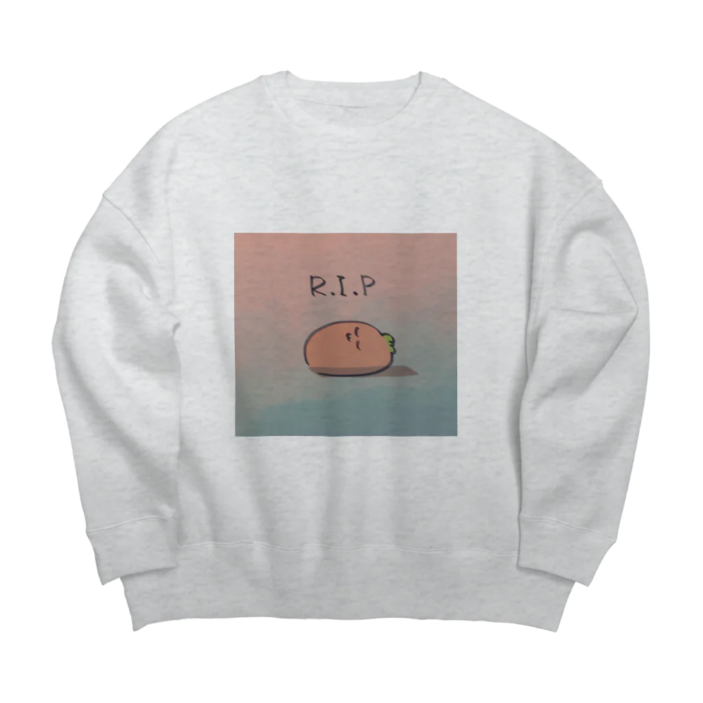 やまとまといのR.I.P feat とまと Big Crew Neck Sweatshirt